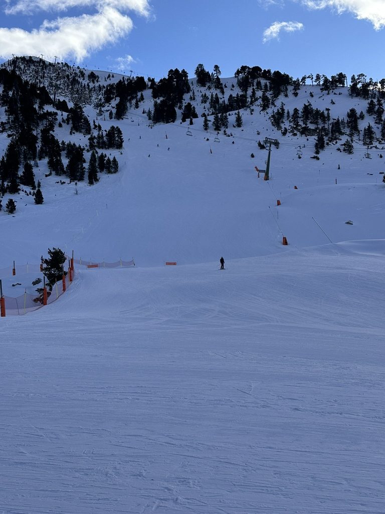 Panorámica de las pistas de Baqueira Beret