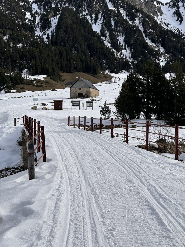 Puente en Banhs de Tredós, Pirineos.